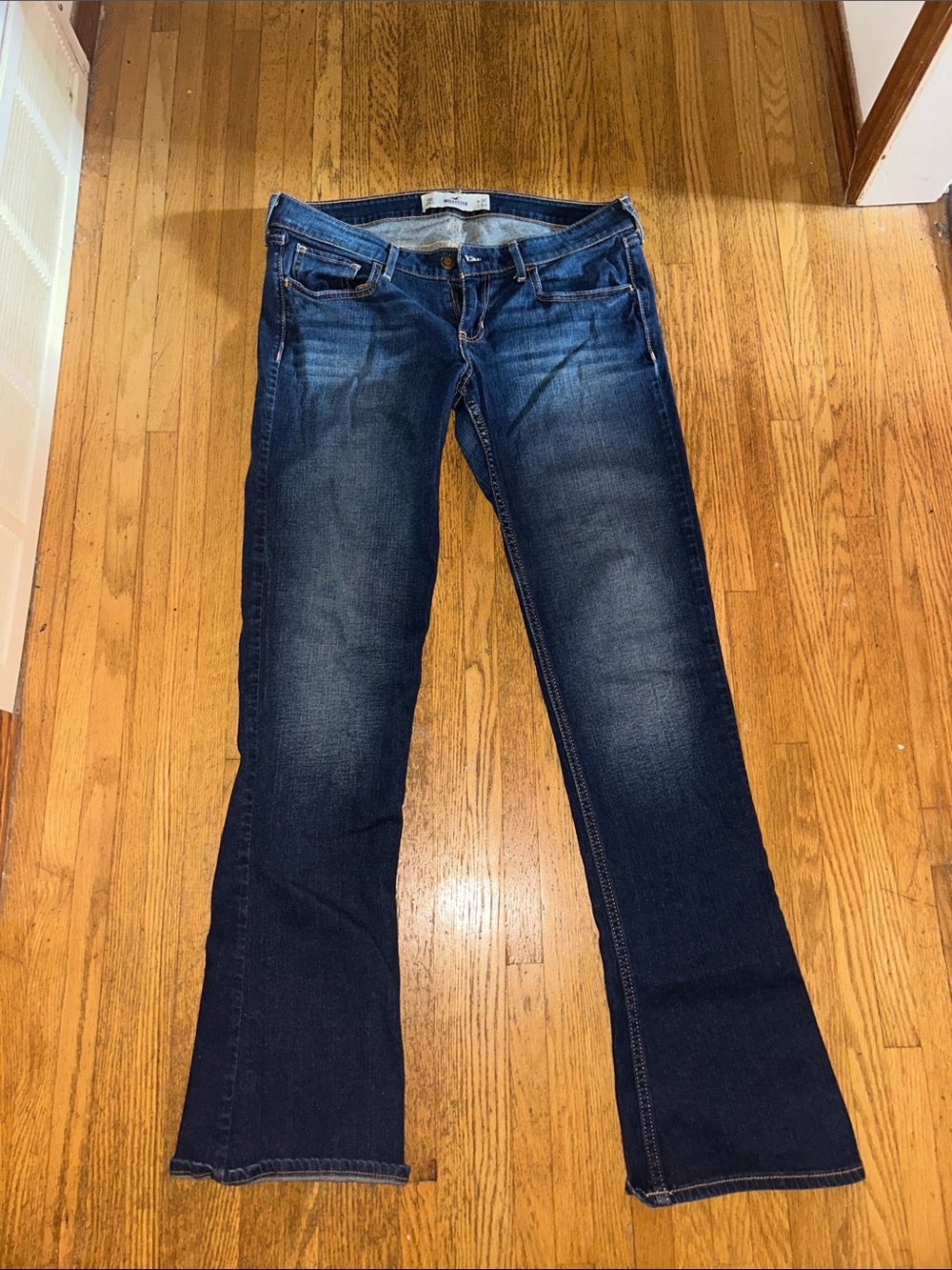 Hollister Dark Blue Flared Jeans